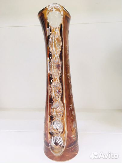 Редкость цветной хрусталь Ваза Германия