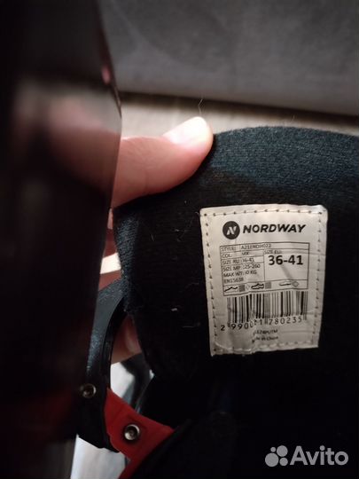 Коньки раздвижные nordway 36 41