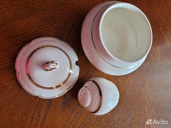 Винтаж. Соусница и солонка