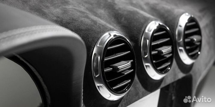 Самоклеящаяся алькантара темно-серая, графит