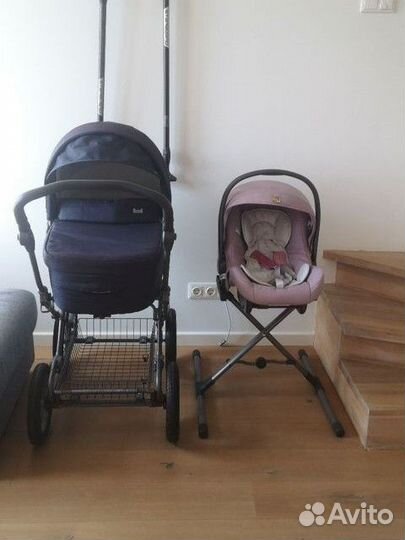 Люлька Inglesina Sofia с подставкой и автокреслом