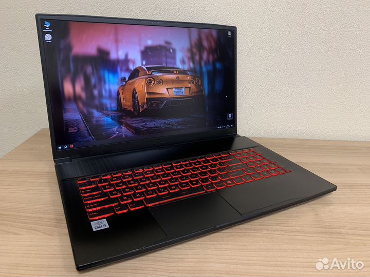 Большой игровой MSI GF75 i5 10500h/RTX3050ti
