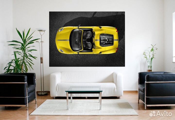 Современные картины на холсте porsche