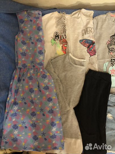 Пакет вещей на девочку+костюм, 158-164