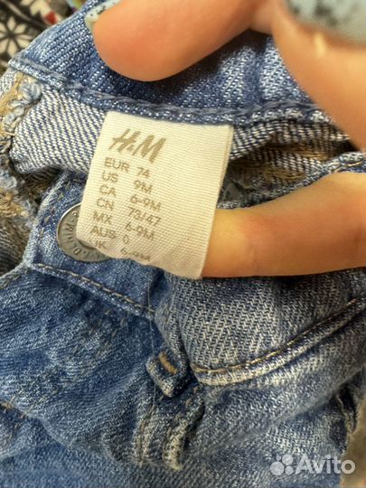 Одежда на девочку HM 68 74 пакетом