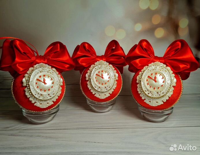 Елочные шары ручной работы