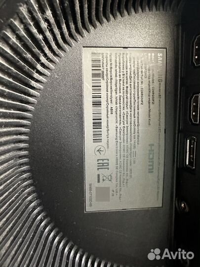 Игровой Монитор samsung 24 изогнутый 144 гц