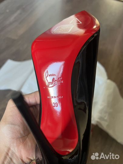 Туфли christian louboutin 39, даже не мерили :)