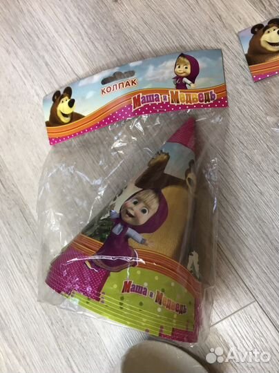 Набор одноразовой посуды «Маша и Медведь»