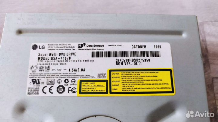Привод dvd-RW LG
