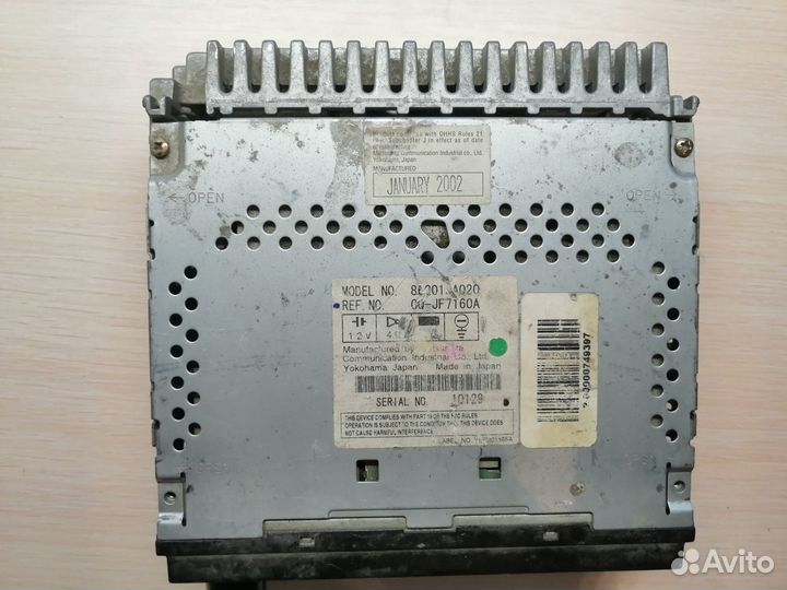 Магнитола subaru forester sg5 оригинал Б/У, 1Din