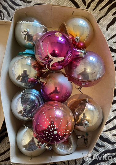 Елочные игрушки СССР и гдр