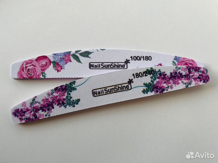 Пилка для ногтей с принтом 180/240