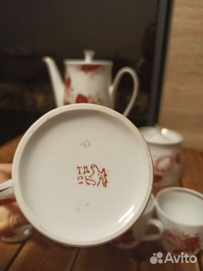 Сервиз кофейный Роза Вербилки