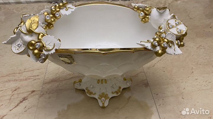 Фруктовница crystal lized by swarovski