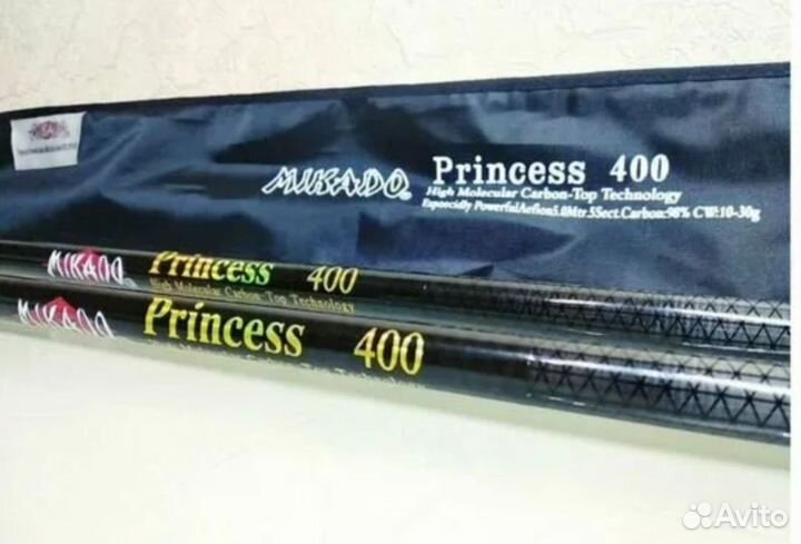 Удочка телескопическая Princess 4м, 5м, 6м