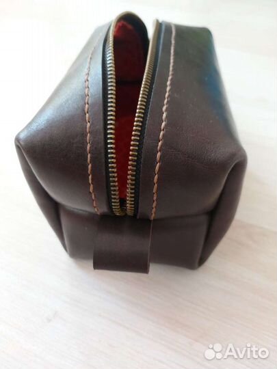 Кожанный несессер 100 ручная работа