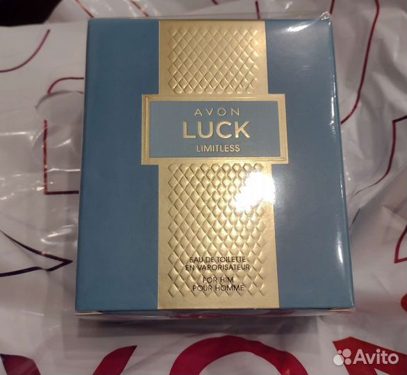 Туалетная вода luck limitless для него avon