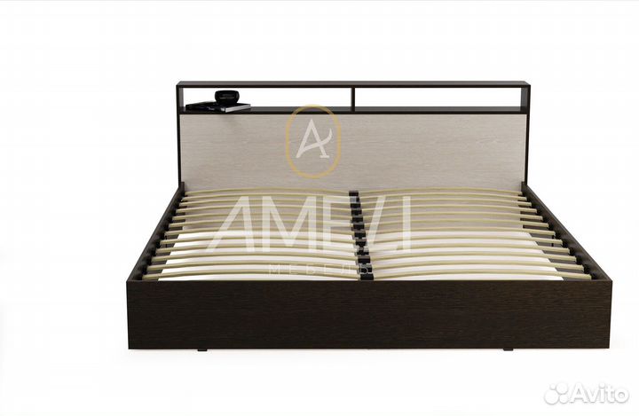 Кровать двуспальная с ящиками