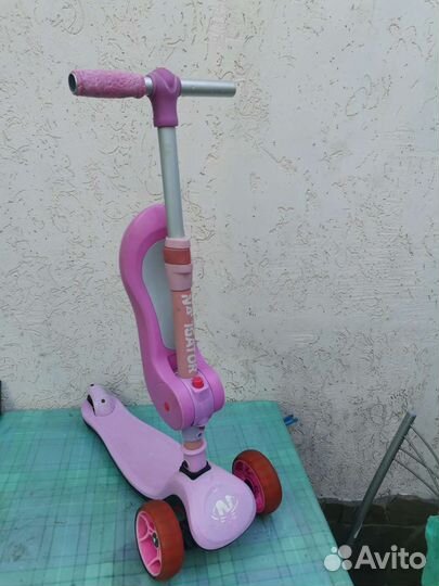 Самокат детский трехколесный бу