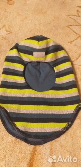 Шапка шлем для мальчика 50 р-р