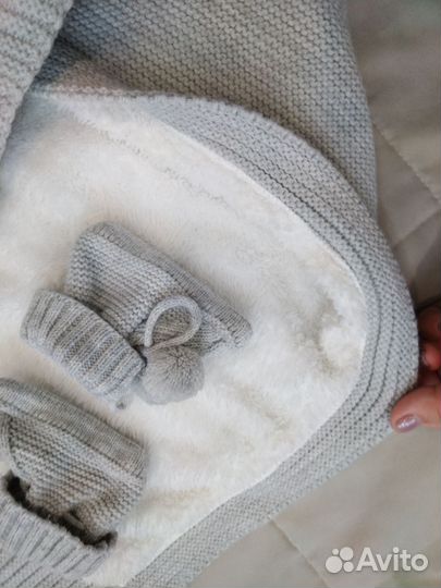 Конверт на выписку вязанный