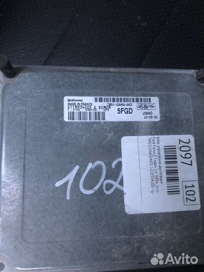 Блок управления двигателем ford focus 2