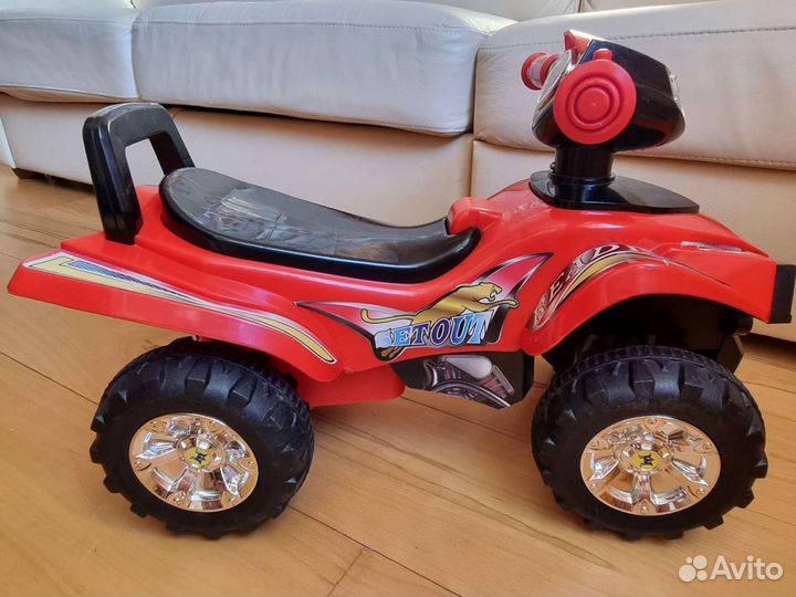 Детский квадроцикл-беговел: состояние нового