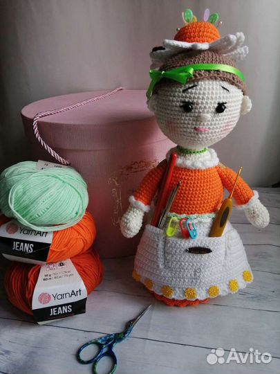 Кукла Ромашка - Рукодельница помощница