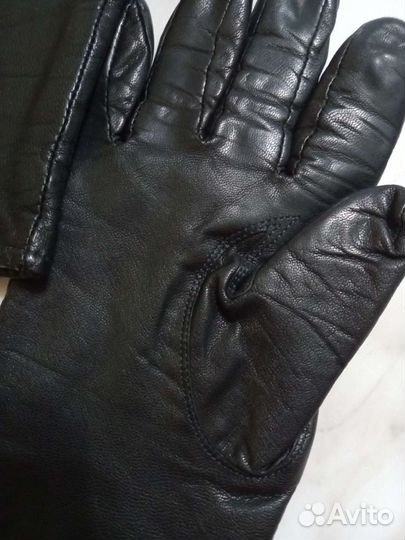 Перчатки женские,кожа
