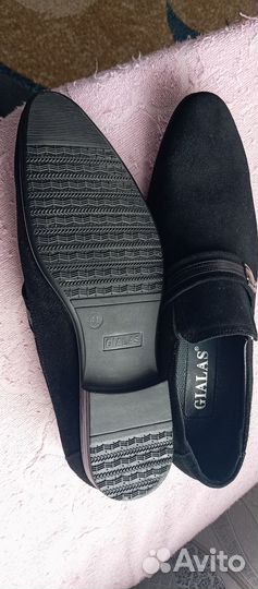 Туфли мужские 41,замшевые