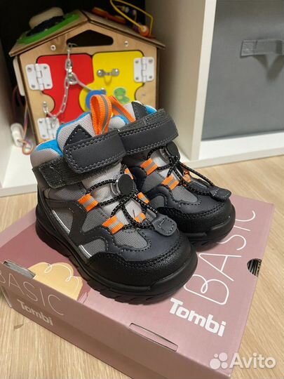 Новые демисезонные ботинки Tombi 26 размер
