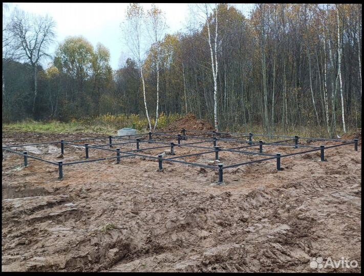 Сваи с установкой под ключ и монтажом