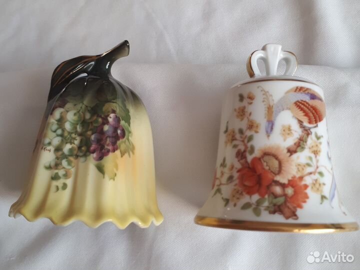 Колокольчики Германия Кайзер и Япония фарфор
