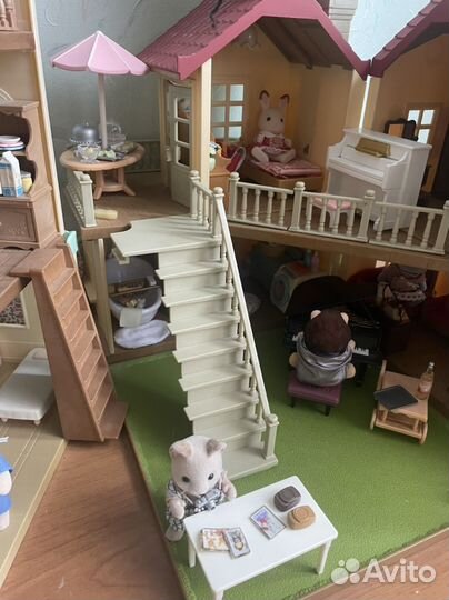 Sylvanian Families дома, больница, мебель