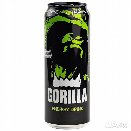 Энергетический напиток Горилла Pure Energy 0,45л