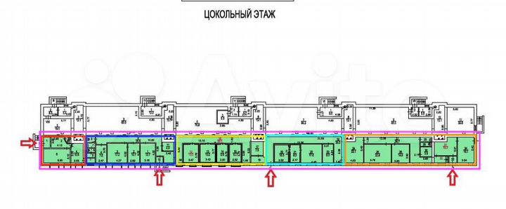 Аренда торгового помещения, 90 м²