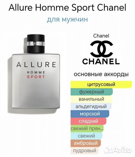 Духи тестер Chanel Allure Homme Sport (60)