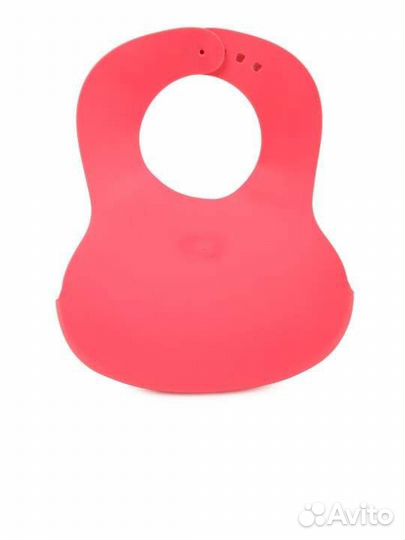 Силиконовый нагрудничек и ниблер для прикорма