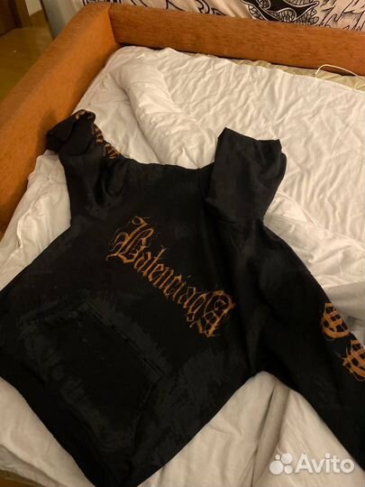 Balenciaga heavy metal hoodie