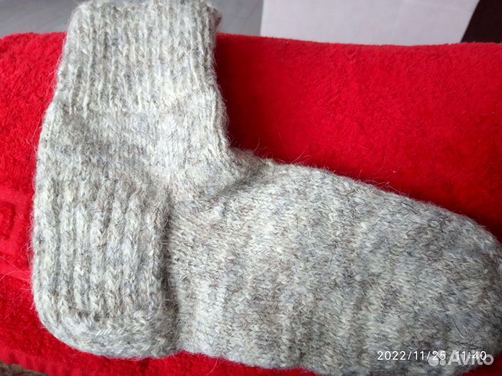 Носки из овечьей шерсти
