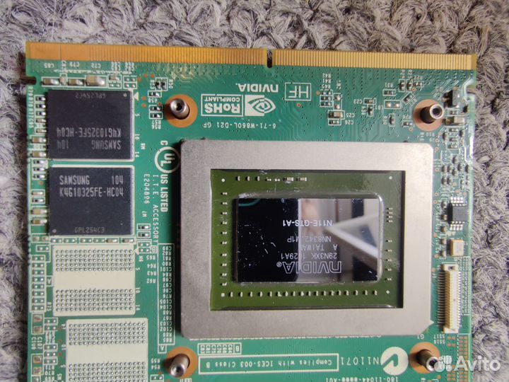 Видеокарта MS-1W051 для GTX670M