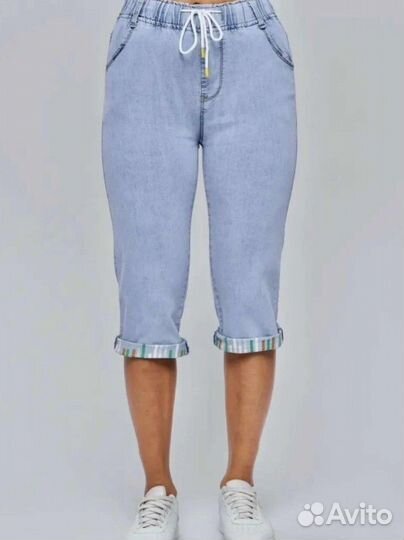 Капри джинсовые