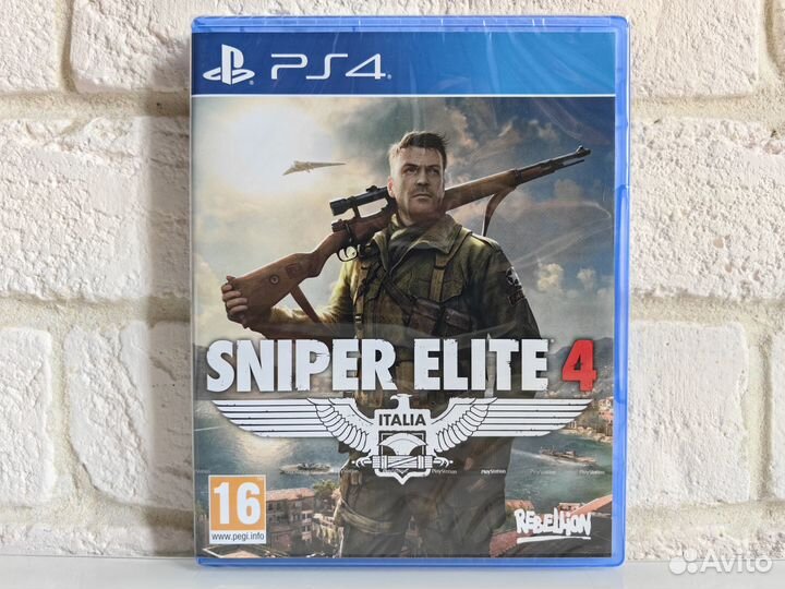 Sniper Elite 4 PS4 новый диск