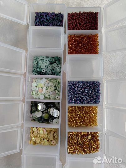 Материалы для рукоделия вышивка бисер пайетки