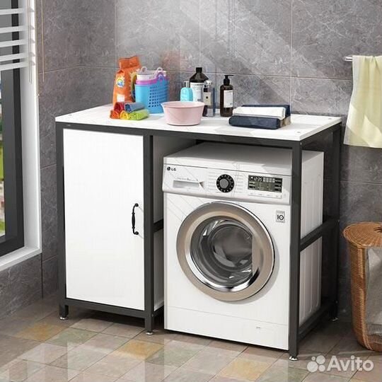 Стеллаж под стиральную машину в стиле лофт