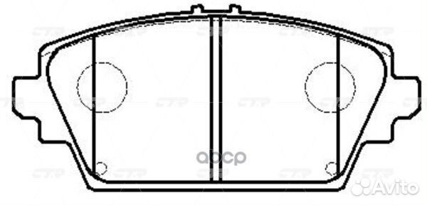 CKN-120 Колодки тормозные дисковые перед