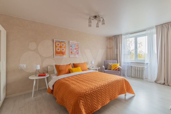 1-к. квартира, 35 м², 6/9 эт.