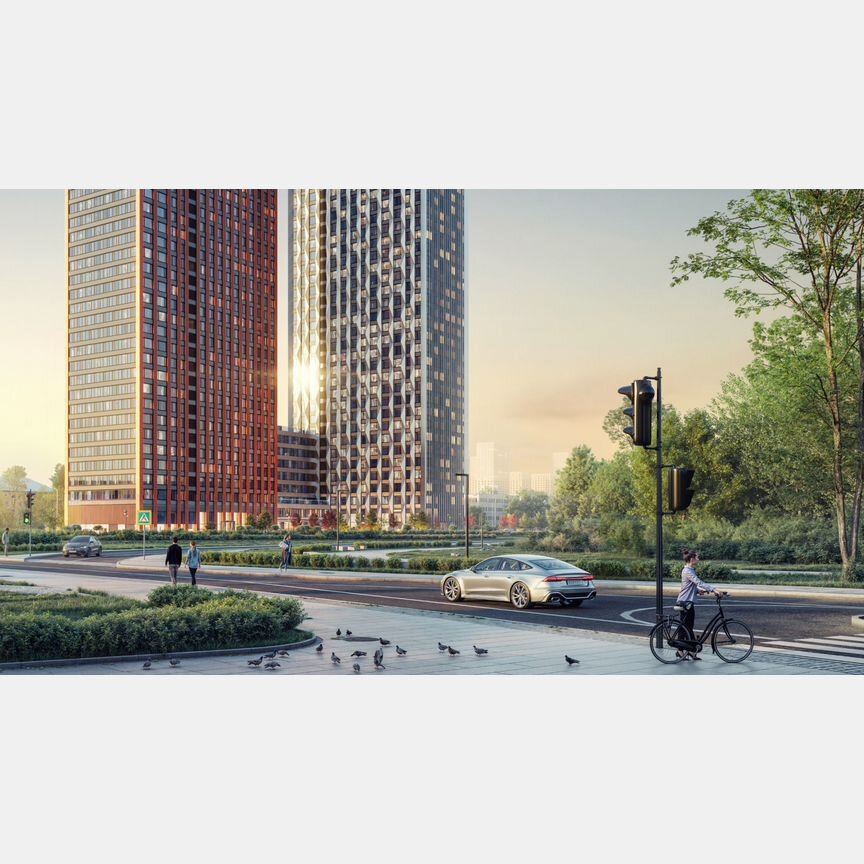 1-к. квартира, 41,5 м², 9/33 эт.