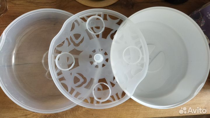 Стерилизатор для бутылочек и сосок для свч-печи